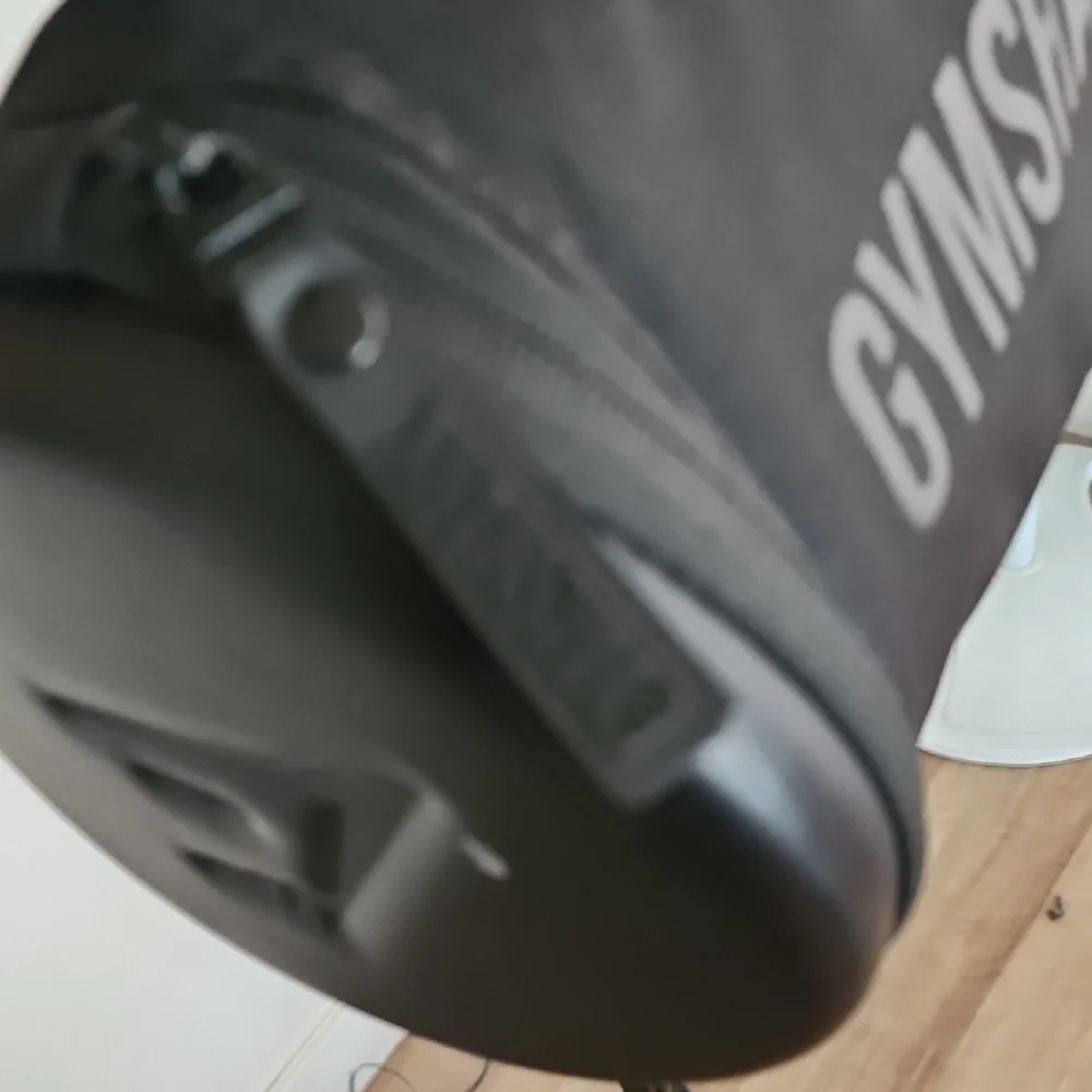Gymshark Small Black Round Duffel Gym Travel Bag